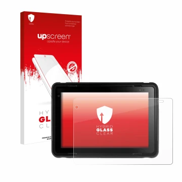 Face avant d’un emballage produit avec le logo de la marque upscreen. À côté, l’appareil Texa Axone Voice est représenté avec 