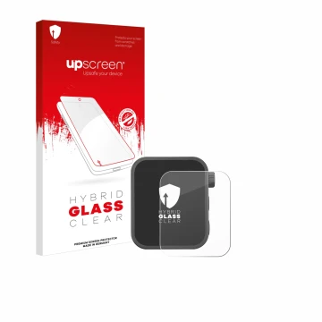 Face avant d’un emballage produit avec le logo de la marque upscreen. À côté, l’appareil Godox X3 est représenté avec la prote