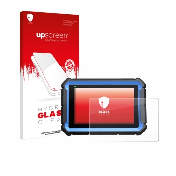 Face avant d’un emballage produit avec le logo de la marque upscreen. À côté, l’appareil Topdon ArtiDiag Pro est représenté av