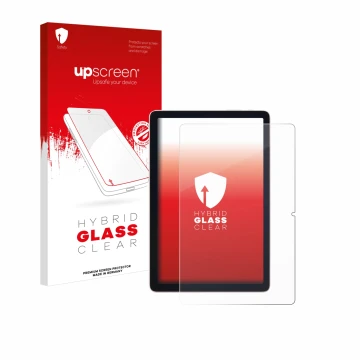 Face avant d’un emballage produit avec le logo de la marque upscreen. À côté, l’appareil Doogee T10 Pro est représenté avec la