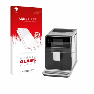 Face avant d’un emballage produit avec le logo de la marque upscreen. À côté, l’appareil WMF Perfection 880L est représenté av