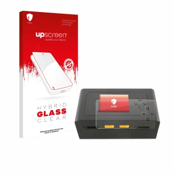 Face avant d’un emballage produit avec le logo de la marque upscreen. À côté, l’appareil Gens Ace IMARS D300 est représenté av