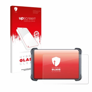 Face avant d’un emballage produit avec le logo de la marque upscreen. À côté, l’appareil Thinkcar Thinkscan 689BT est représen