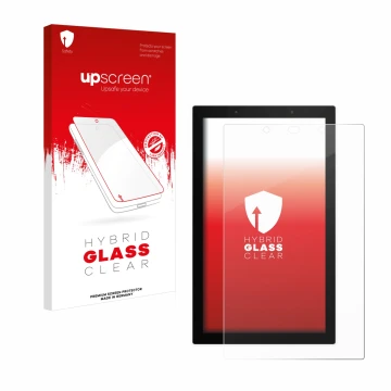 Face avant d’un emballage produit avec le logo de la marque upscreen. À côté, l’appareil SONOFF NSPanel Pro 120 est représenté