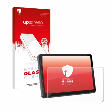 Face avant d’un emballage produit avec le logo de la marque upscreen. À côté, l’appareil Carpuride W502BS 5