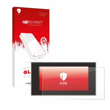 Face avant d’un emballage produit avec le logo de la marque upscreen. À côté, l’appareil Audi A4 Avant (2022-2024) est représe