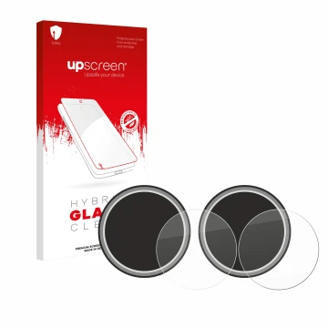 Face avant d’un emballage produit avec le logo de la marque upscreen. À côté, l’appareil Numark NS4FX (Jog) est représenté ave