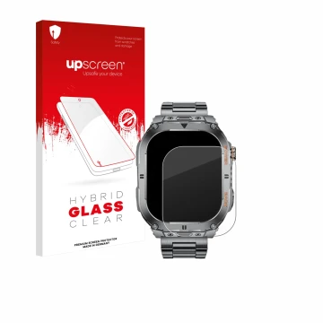 Face avant d’un emballage produit avec le logo de la marque upscreen. À côté, l’appareil SUNKTA EF9-A 2.13
