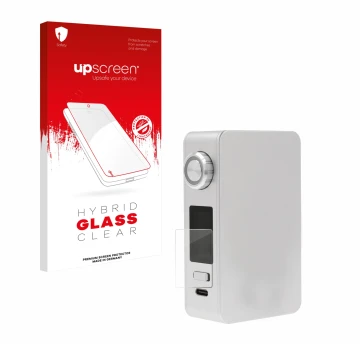 Face avant d’un emballage produit avec le logo de la marque upscreen. À côté, l’appareil Lost Vape Centaurus M200 est représen