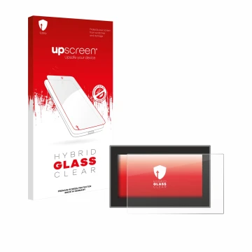 Face avant d’un emballage produit avec le logo de la marque upscreen. À côté, l’appareil Headrush Flex Prime est représenté av