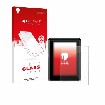 Face avant d’un emballage produit avec le logo de la marque upscreen. À côté, l’appareil Shimano SC-EN610 est représenté avec 