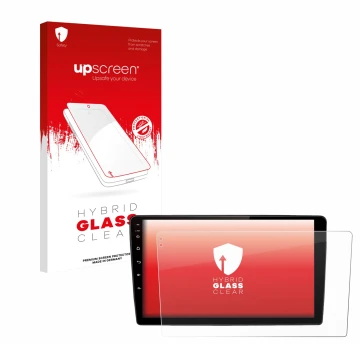 Face avant d’un emballage produit avec le logo de la marque upscreen. À côté, l’appareil Junsun V2 Plus 10