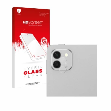 Face avant d’un emballage produit avec le logo de la marque upscreen. À côté, l’appareil Honor Magicpad 3 (Caméra UNIQUEMENT) 