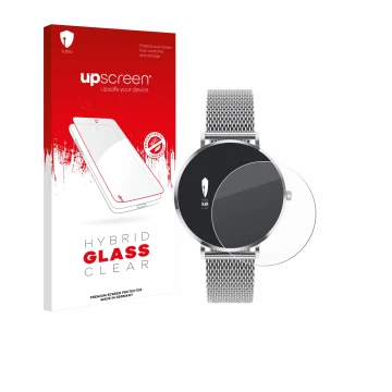 Face avant d’un emballage produit avec le logo de la marque upscreen. À côté, l’appareil Pireware Amory 5 Mini est représenté 