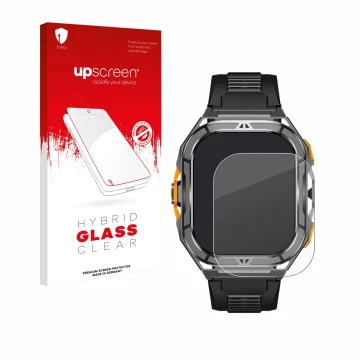 Face avant d’un emballage produit avec le logo de la marque upscreen. À côté, l’appareil Stahlgear Thor 3.0 est représenté ave
