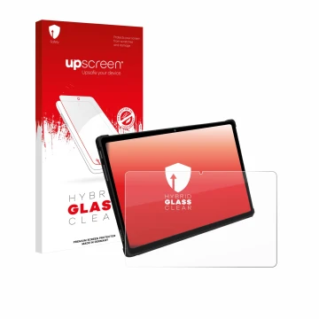 Face avant d’un emballage produit avec le logo de la marque upscreen. À côté, l’appareil FASTWD X609 T181-EEA 11