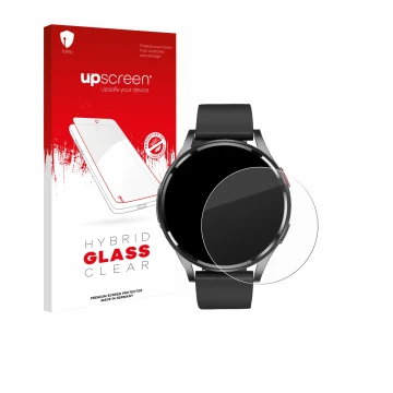 Face avant d’un emballage produit avec le logo de la marque upscreen. À côté, l’appareil Lgnitek GE30-H 1.43