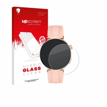 Face avant d’un emballage produit avec le logo de la marque upscreen. À côté, l’appareil Knauermann Pro 4 Mini 2026 est représ