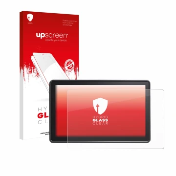 Face avant d’un emballage produit avec le logo de la marque upscreen. À côté, l’appareil Osee G7 Pro est représenté avec la pr