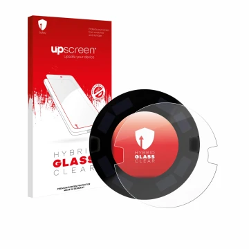Face avant d’un emballage produit avec le logo de la marque upscreen. À côté, l’appareil OOONO P-DISC NO3 est représenté avec 