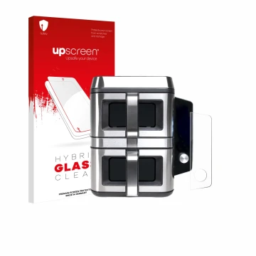 Face avant d’un emballage produit avec le logo de la marque upscreen. À côté, l’appareil KOENIC KTAF-TR est représenté avec la