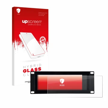 Face avant d’un emballage produit avec le logo de la marque upscreen. À côté, l’appareil GeeekPi DP-0059 7.84