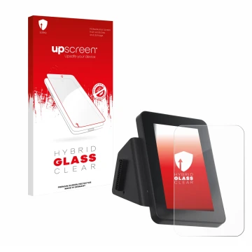 Face avant d’un emballage produit avec le logo de la marque upscreen. À côté, l’appareil Anycubic Kobra 3 V2 Combo est représe