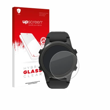 Face avant d’un emballage produit avec le logo de la marque upscreen. À côté, l’appareil Shearwater TERN TX est représenté ave