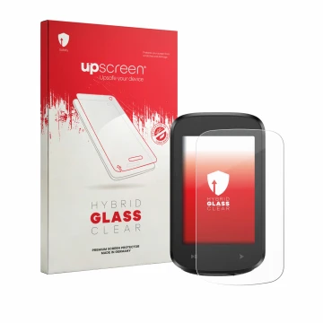 Face avant d’un emballage produit avec le logo de la marque upscreen. À côté, l’appareil iGPSPORT BSC100MAX est représenté ave