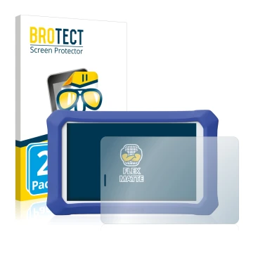 Face avant d’un emballage produit avec le logo de la marque BROTECT. À côté, l’appareil Cubot X20 Pro est représenté avec la p