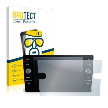 Face avant d’un emballage produit avec le logo de la marque BROTECT. À côté, l’appareil Oppo Reno 2 est représenté avec la pro