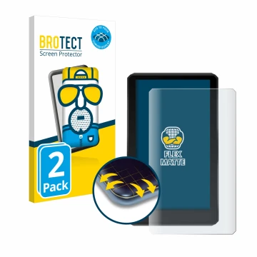Face avant d’un emballage produit avec le logo de la marque BROTECT. À côté, l’appareil Garmin zumo XT est représenté avec la 