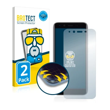 Face avant d’un emballage produit avec le logo de la marque BROTECT. À côté, l’appareil Emporia Smart 3 mini est représenté av