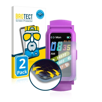 Face avant d’un emballage produit avec le logo de la marque BROTECT. À côté, l’appareil BingoFit FT907HR est représenté avec l