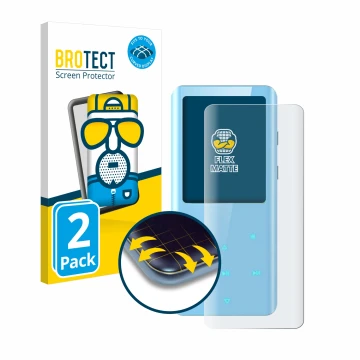Face avant d’un emballage produit avec le logo de la marque BROTECT. À côté, l’appareil AGPtek A19X est représenté avec la pro