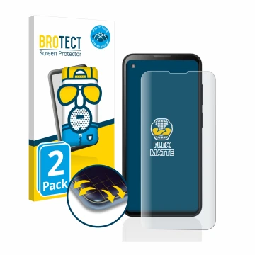 Face avant d’un emballage produit avec le logo de la marque BROTECT. À côté, l’appareil Blackview BL5000 est représenté avec l