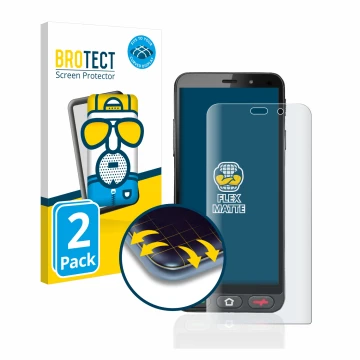 Face avant d’un emballage produit avec le logo de la marque BROTECT. À côté, l’appareil Brondi Amico S Nero est représenté ave