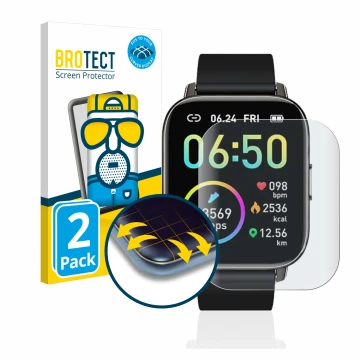 Face avant d’un emballage produit avec le logo de la marque BROTECT. À côté, l’appareil Motast P32 est représenté avec la prot