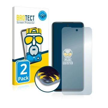 Face avant d’un emballage produit avec le logo de la marque BROTECT. À côté, l’appareil Xiaomi Redmi 10 (2022) est représenté 