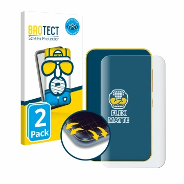 Face avant d’un emballage produit avec le logo de la marque BROTECT. À côté, l’appareil Timmkoo Q5 est représenté avec la prot