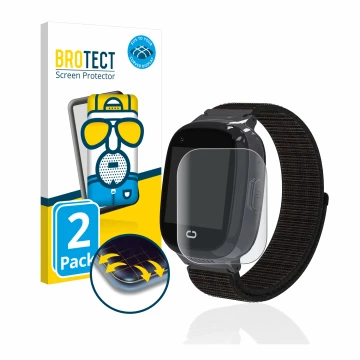 Face avant d’un emballage produit avec le logo de la marque BROTECT. À côté, l’appareil Pthtechus 4G GPS T30 est représenté av