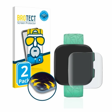 Face avant d’un emballage produit avec le logo de la marque BROTECT. À côté, l’appareil Garmin Bounce est représenté avec la p