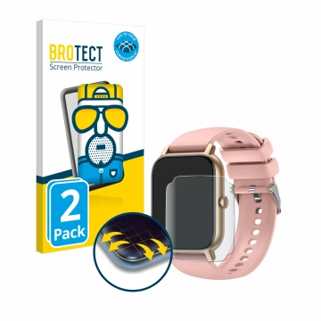 Face avant d’un emballage produit avec le logo de la marque BROTECT. À côté, l’appareil Nerunsa P66 1.85