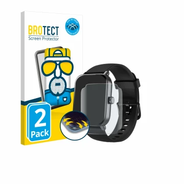 Face avant d’un emballage produit avec le logo de la marque BROTECT. À côté, l’appareil Yoever IDW19 1.8