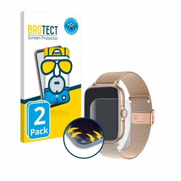 Face avant d’un emballage produit avec le logo de la marque BROTECT. À côté, l’appareil Pireware Elegance 3 1.69