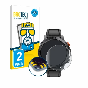 Face avant d’un emballage produit avec le logo de la marque BROTECT. À côté, l’appareil LIGE DFA-ST19 1.43