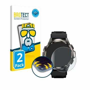 Face avant d’un emballage produit avec le logo de la marque BROTECT. À côté, l’appareil Kospet Tank T3 Ultra est représenté av