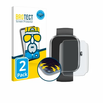 Face avant d’un emballage produit avec le logo de la marque BROTECT. À côté, l’appareil Matast T60 1.91