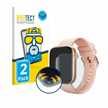 Face avant d’un emballage produit avec le logo de la marque BROTECT. À côté, l’appareil Maoo ProWatch 1.85