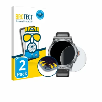 Face avant d’un emballage produit avec le logo de la marque BROTECT. À côté, l’appareil LIGE SML6-R-E 1.43